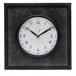 FORESIDE  HOME & GARDEN NWT Logan tabletop clock -7.75”